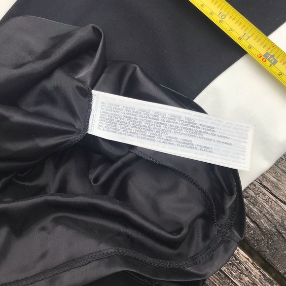 MANGO Suit Ponte Color Block Sheath Dress - Picture 5 of 5